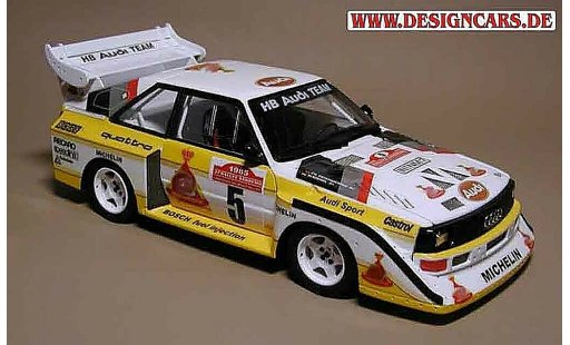 Audi S1 s1 1/18 Autoart san remo 1985 miniature