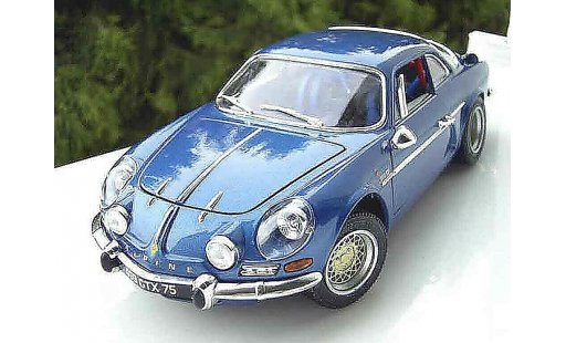 Alpine A110 rallye 1/18 Burago bleue jantes bbs miniature