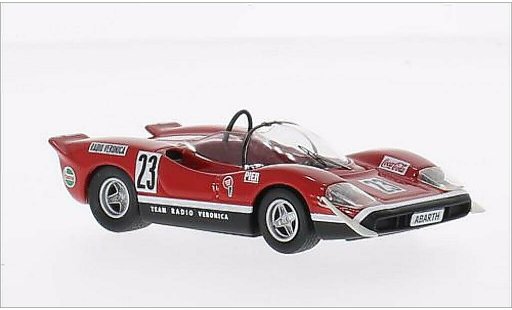 Abarth 2000 S 1/43 Best No.23 Team Radio Verona Silverstone 1969 miniature