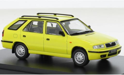 Miniature Skoda Felicia 1/43 Abrex FL combi jaune clair 1998 Skoda Felicia 1/43 Abrex FL combi jaune clair 1998 miniature