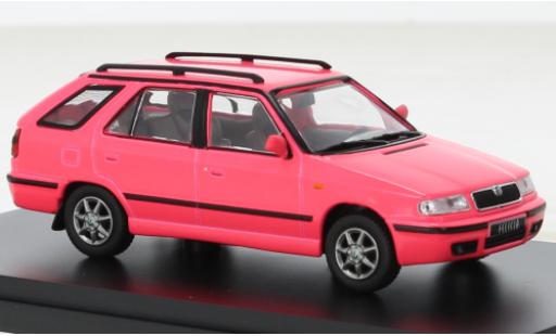 Miniature Skoda Felicia 1/43 Abrex FL Combi rose 1998 Skoda Felicia 1/43 Abrex FL Combi rose 1998 miniature