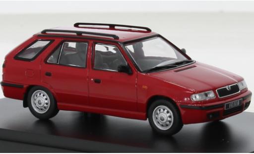 Miniature Skoda Felicia 1/43 Abrex FL combi rouge 1998 Skoda Felicia 1/43 Abrex FL combi rouge 1998 miniature