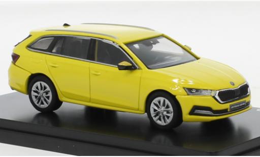 Miniature Skoda Octavia 1/43 Abrex IV combi jaune 2020 Skoda Octavia 1/43 Abrex IV combi jaune 2020 miniature