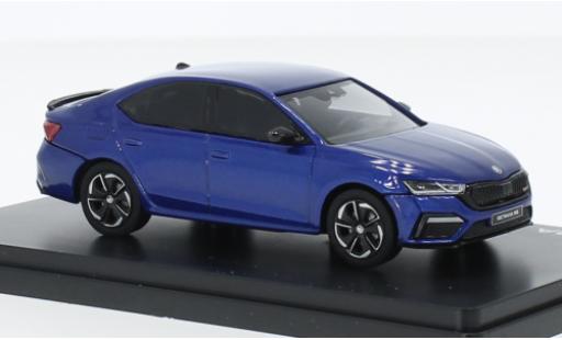 Miniature Skoda Octavia 1/43 Abrex IV RS metallise bleu foncé 2020 Skoda Octavia 1/43 Abrex IV RS metallise bleu foncé 2020 miniature