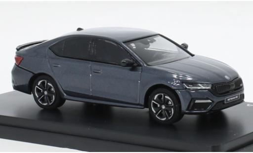 Skoda Octavia 1/43 Abrex IV RS metallise grise 2020 miniature