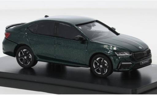 Miniature Skoda Octavia 1/43 Abrex IV RS metallise verte 2020 Skoda Octavia 1/43 Abrex IV RS metallise verte 2020 miniature