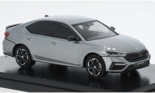 Miniature Skoda Octavia 1/43 Abrex IV RS metallise gris clair 2020 Skoda Octavia 1/43 Abrex IV RS metallise gris clair 2020 miniature