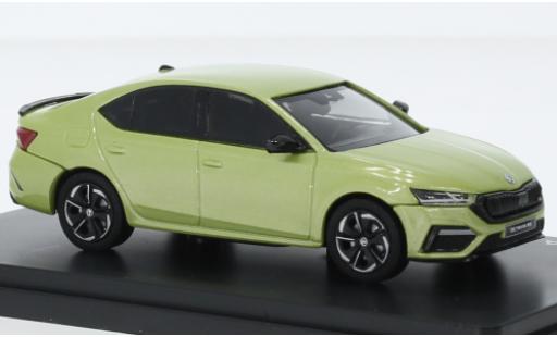Miniature Skoda Octavia 1/43 Abrex IV RS metallise la chaux 2020 Skoda Octavia 1/43 Abrex IV RS metallise la chaux 2020 miniature