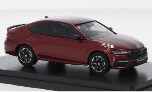 Miniature Skoda Octavia 1/43 Abrex IV RS metallise rouge 2020 Skoda Octavia 1/43 Abrex IV RS metallise rouge 2020 miniature