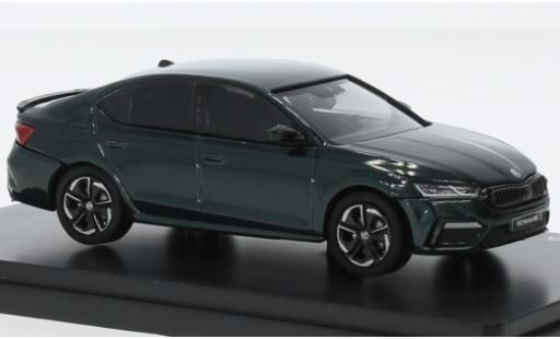 Miniature Skoda Octavia 1/43 Abrex IV RS metallise vert foncé 2020 Skoda Octavia 1/43 Abrex IV RS metallise vert foncé 2020 miniature