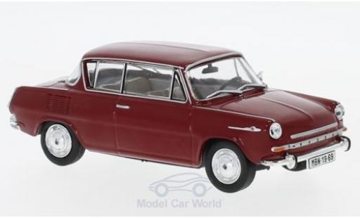 Miniature Skoda 110 1/43 Abrex 0MBX rouge 1969 Skoda 110 1/43 Abrex 0MBX rouge 1969 miniature