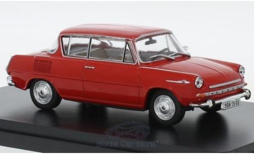Miniature Skoda 110 1/43 Abrex 0MBX rouge 1969 Skoda 110 1/43 Abrex 0MBX rouge 1969 miniature