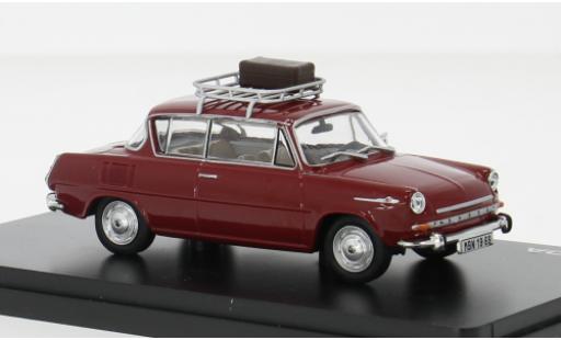 Miniature Skoda 110 1/43 Abrex 0MBX rouge 1969 1:43 Skoda 110 1/43 Abrex 0MBX rouge 1969 1:43 miniature