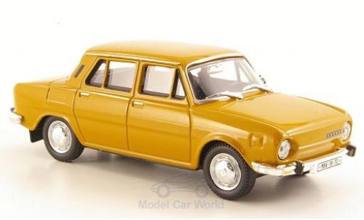 Miniature Skoda 110 1/43 Abrex L jaune 1973 Skoda 110 1/43 Abrex L jaune 1973 miniature