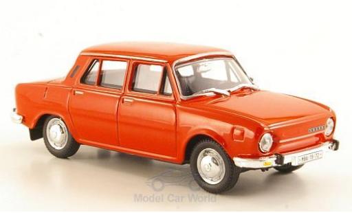 Miniature Skoda 110 1/43 Abrex L rouge 1973 Skoda 110 1/43 Abrex L rouge 1973 miniature