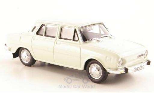 Miniature Skoda 110 1/43 Abrex L blanche 1973 Skoda 110 1/43 Abrex L blanche 1973 miniature