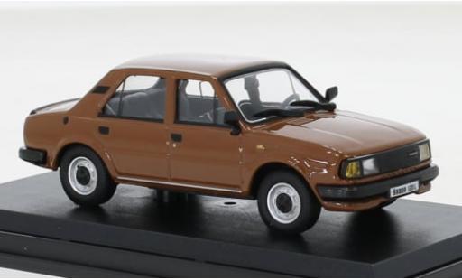 Skoda 120 1/43 Abrex L marron 1984 1:43 miniature