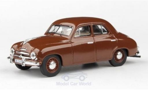 Miniature Skoda 120 1/43 Abrex 1 marron 1956 Skoda 120 1/43 Abrex 1 marron 1956 miniature