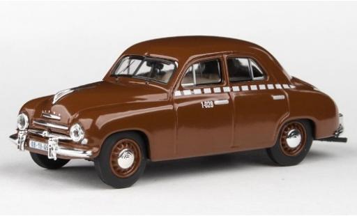 Miniature Skoda 120 1/43 Abrex 1 marron/Dekor Taxi 1956 Skoda 120 1/43 Abrex 1 marron/Dekor Taxi 1956 miniature