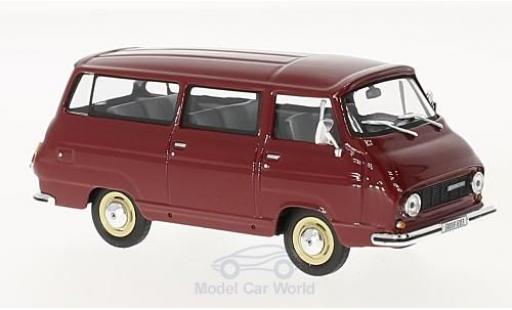 Skoda 1203 1/43 Abrex Mikrobus rouge 1974 miniature
