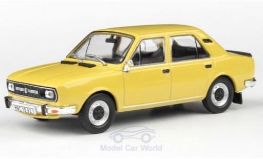 Miniature Skoda 120 1/43 Abrex L jaune 1982 Skoda 120 1/43 Abrex L jaune 1982 miniature