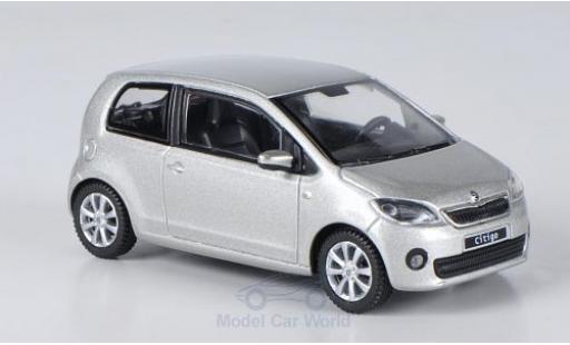 Skoda Citigo 1/43 Abrex metallise grise 2012 3-Türer miniature