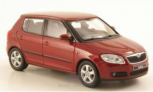 Miniature Skoda Fabia 1/43 Abrex II metallise rouge 2006 Skoda Fabia 1/43 Abrex II metallise rouge 2006 miniature