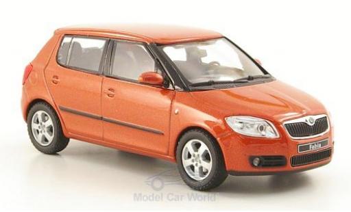Miniature Skoda Fabia 1/43 Abrex II metallise orange 2006 Skoda Fabia 1/43 Abrex II metallise orange 2006 miniature