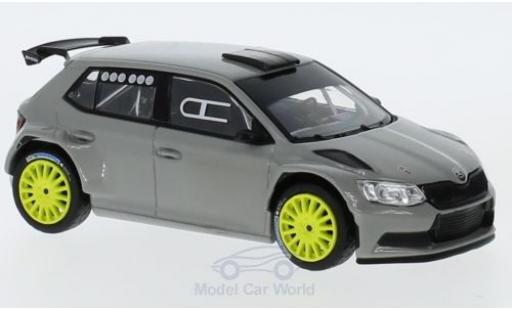 Miniature Skoda Fabia 1/43 Abrex III R5 grise 2015 Skoda Fabia 1/43 Abrex III R5 grise 2015 miniature