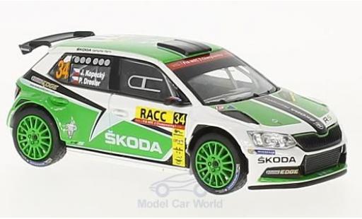 Miniature Skoda Fabia 1/43 Abrex III R5 No.34 Rallye WM Rallye Catalunya 2016 J.Kopecky/P.Dresler Skoda Fabia 1/43 Abrex III R5 No.34 Rallye WM Rallye Catalunya 2016 J.Kopecky/P.Dresler miniature