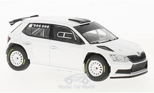 Miniature Skoda Fabia 1/43 Abrex III R5 blanche 2015 Gravel Skoda Fabia 1/43 Abrex III R5 blanche 2015 Gravel miniature