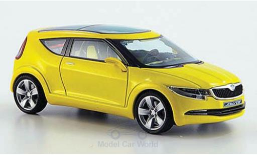Miniature Skoda Joyster 1/43 Abrex Concept Car metallise jaune ohne Vitrine Skoda Joyster 1/43 Abrex Concept Car metallise jaune ohne Vitrine miniature