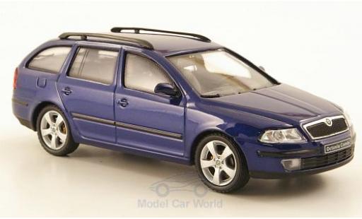 Miniature Skoda Octavia 1/43 Abrex Combi bleue 2004 Skoda Octavia 1/43 Abrex Combi bleue 2004 miniature