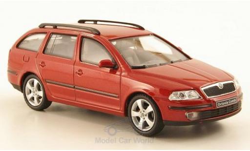 Miniature Skoda Octavia 1/43 Abrex Combi metallise rouge 2004 Skoda Octavia 1/43 Abrex Combi metallise rouge 2004 miniature