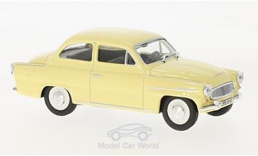 Miniature Skoda Octavia 1/43 Abrex jaune 1963 Skoda Octavia 1/43 Abrex jaune 1963 miniature