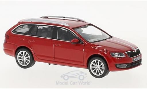 Miniature Skoda Octavia 1/43 Abrex III Combi rouge 2013 Skoda Octavia 1/43 Abrex III Combi rouge 2013 miniature