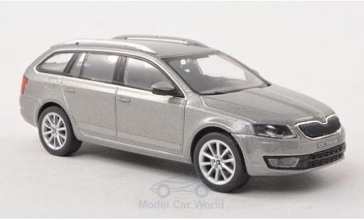 Skoda Octavia Combi 1/43 Abrex III Combi metallise grise 2013 miniature