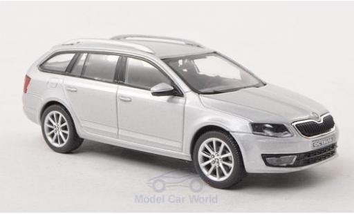 Skoda Octavia 1/43 Abrex III Combi grise 2013 miniature