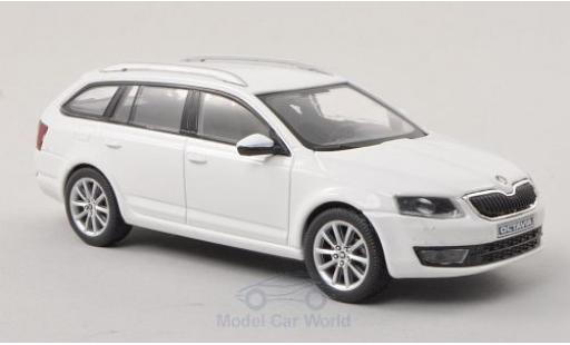 Miniature Skoda Octavia 1/43 Abrex III Combi blanche 2013 Skoda Octavia 1/43 Abrex III Combi blanche 2013 miniature