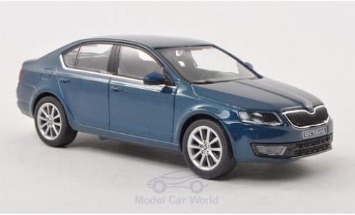 Miniature Skoda Octavia 1/43 Abrex III metallise bleue 2013 Skoda Octavia 1/43 Abrex III metallise bleue 2013 miniature
