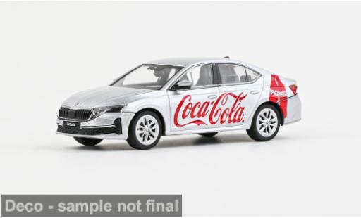 Skoda Octavia 1/43 Abrex IV FL grise 2024 Coca Cola 1:43 miniature