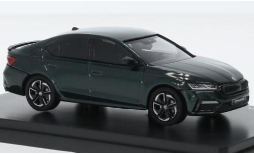 Skoda Octavia 1/43 Abrex IV RS metallise verte 2020 1:43 miniature