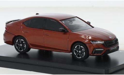 Skoda Octavia 1/43 Abrex IV RS metallise orange 2020 1:43 miniature