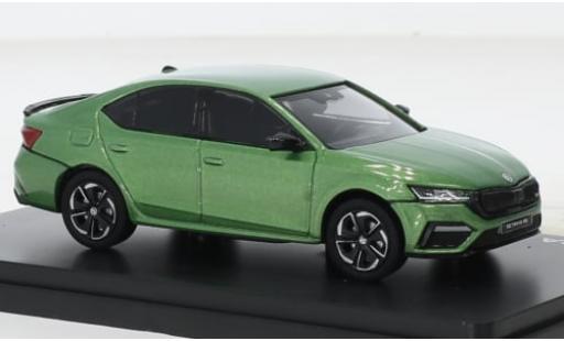 Skoda Octavia 1/43 Abrex IV RS metallise verte 2020 1:43 miniature