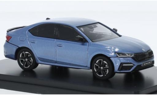 Skoda Octavia 1/43 Abrex IV RS metallise bleue 2020 1:43 miniature