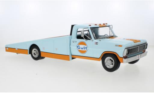 Miniature Ford F-350 1/18 ACME Ramp Truck Gulf Racing Team 1970 Ford F-350 1/18 ACME Ramp Truck Gulf Racing Team 1970 miniature