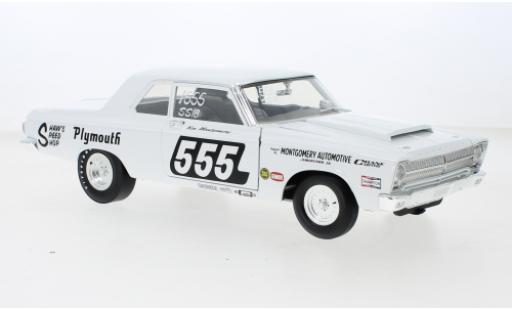 Miniature Plymouth Belvedere 1/18 ACME Super Stock No.555 1965 Plymouth Belvedere 1/18 ACME Super Stock No.555 1965 miniature