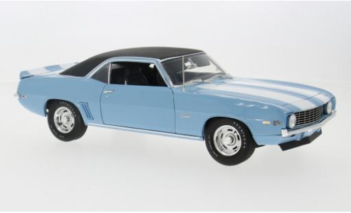 Miniature Chevrolet Camaro 1/18 ACME Z/28 turquoise/blanche 1969 1:18 Chevrolet Camaro 1/18 ACME Z/28 turquoise/blanche 1969 1:18 miniature