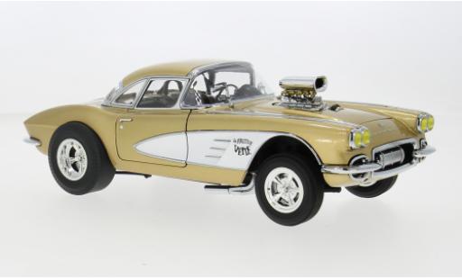 Miniature Chevrolet Corvette 1/18 ACME Gasser bronze/jaune 1961 1:18 Chevrolet Corvette 1/18 ACME Gasser bronze/jaune 1961 1:18 miniature