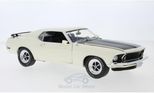 Miniature Ford Mustang 1/18 ACME Boss 302 blanche/matt-noire 1969 Ford Mustang 1/18 ACME Boss 302 blanche/matt-noire 1969 miniature